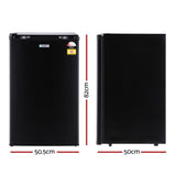 Devanti 110L Bar Fridge Black BF-F-120L-BK