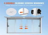 Concession Window 48"x36", Aluminum Alloy Food Truck Service Window with 4 Horizontal Sliding V952-SCFWCK36X48IIEGMJV0