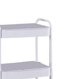 3 Tier Utility Rolling Cart with Caster Wheels Movable Multifunctional Storage Cart for Kitchen V1294-YM0901-3117240235111