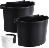 2 Pcs Car Detailing Bucket Organizer 10.2 x 7.8 x 5.5 Inch Car Washing Bucket Caddy Portable V1258-DP02-C-3044