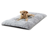 80 x 55 CM Winter Long Plush Dog Bed for Large Dogs - 10CM Thickened Fluffy Faux Fur Pad - Calming V888-ELOSUNG49922