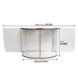 Hezzwei 180&deg Clear View Window Bird Feeder, White V1366-AZ2-W-21450