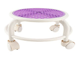 Round Rolling Low Stool Comfortable Universal Wheel Movable Mini Stool High Weight Capacity for Home V1294-YM0901-3116230016213