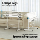 Artiss Laptop Desk Table Adjustable 80CM White LA-DESK-80T-WH