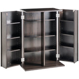 VEVOR Media Storage Cabinet, DVD Cabinet with Doors and Shelves, CD Storage Holds up to 576 CDs, V952-DVDCDCCJLDS1BWRMWV0