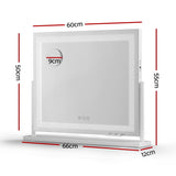 Embellir Makeup Mirror 60x50cm 360 Rotatable Vanity Mirror with Lights Crystal LED MM-E-FRAME-5060LED-CR-ZJ