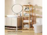 5 Tier Bookshelf Storage Bookcase Shelving Unit for Home Office V63-954401