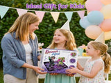 Keezi Dance Mat Toy for Kids Age 3-12 Electronic Dance Pad with Bluetooth 4 Game Modes Purple DMAT-SINGLE-BT-PK