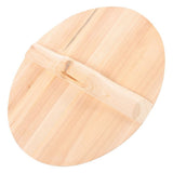 Wooden Wok Lid with Smooth Surface for Steam Retention and Easy Handling V1369-AZ3-W-20634