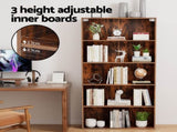 Artiss Bookshelf 5 Tiers Walnut FURNI-L-BSHELF-01-WAL-AB