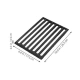 Black Cast Iron Wood Stove Grate for Fire Pit Outdoor Cooking Equipment Heat Resistant V1192-AZ-W-23926