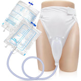 Catheter for Men, Urine Collection Bag for Elderly Men Male Age 80, Reusable Portable Silicone V1192-AZ-W-28232