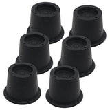 6Pack Furniture Risers Black Bed Risers 2.3 Inch,Bed Lifts Risers for Sofa,Couch,Desk,Extenders V1192-AZ-W-18561