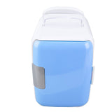 Car Fridge 4 Liters Durable ABS Storage Detachable Partition Portable Mini Fridge for Food V1294-YM0716-3113220131311