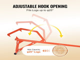Timberjack, 46.5 in, Heavy Duty Steel Log Roller, Log Lifter with Adjustable Cant Hook, Logging V952-YMQJDSJZDZXTMNCF6V0