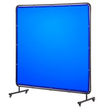 Welding Screen with Frame, 1.74 x 1.74 m Welding Curtain Screen, Flame-Resistant Vinyl Protection V952-DMPF1JZ66FTYYDKKS001V0