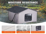 Heated Cat House, Outdoor Kitty Shelter with Timer, 600D Oxford Cloth Foldable Cat Shelter with V952-FWSBYMBHSNJBYZ78WV3