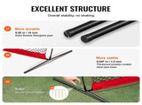 Barricade Backstop Net, 20x10 ft Ball Sports Barrier Netting, Portable Practice Equipment with Carry V952-DQW2010YC000EHXS0V0