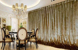 Large Thick Velvet Curtains Warp Knitted Velvet 550x230cm+30 Hooks Pinch Pleat V702-CNY8-4S-NB-OLIVERA3545