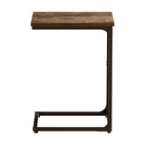 Levede C-shaped End Table Side Sofa Coffee Wood Overbed Laptop Table Industrial NI1052_NZ