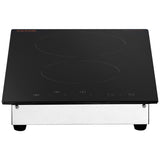 Electric Cooktop, 12 inch 2 Burners Built-in Electric Stove Top, 3000W Ceramic Radiant Cooktop with V952-Q12INCH3000W2U7DKV3