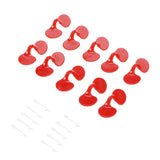 1000Set 6cm Chicken Blinders with Holes Plastic Anti Pecking Chicken Eye Glasses Goggles Accessory V1294-YM0714-3111210362111