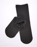 6 Pairs Thick Fur THERMAL HEATED SOCKS Warm Winter Comfort Work Ski Reversible V563-W825201-BLACK-6PAIRS