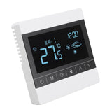 AC220V Touch Screen Thermostat WallHanging Stove Temperature Controller for Water/Floor Heating V1294-YM0901-3114210053211