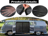 Universal Mosquito Net for Car Tailgate with Magnetic Attachment, Black, 210x165cm, Mosquito and Sun V1188-MS-325-1029