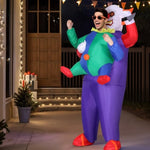 Inflatable Clown Costume Adult Suit Blow Up Party Fancy Dress Halloween Cosplay HALO-INF-CLOWN