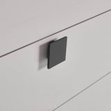Dressing Chest With 6 Storage Drawers MDF Mirror Combination of Champagne and Black Colour V43-DRS-MAXL