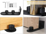 Sliding Barn Door Floor Guide for Bottom, Adjustable Stay Roller Fit All Size Door, Wall Mount, V1192-AZ-W-24020