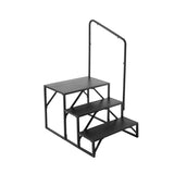 RV, 3-Step RV Stairs, 199.58KGS Load Capacity, Thickened Carbon Steel, With Handrail, Non-Slip V952-FCBTGDKHJG3JJF4MLV0