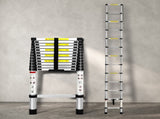 Traderight Multipurpose Ladder Telescopic 3.8M Silver 3.8 Meter HW0076-3.8M