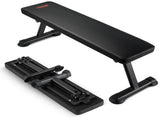 Flat Weight Bench, Foldable Strength Training Bench, Utility Workout Bench for Full Body Workout, V952-JZZBGPB00000I783BV0