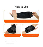 Black 2-piece Electric Heating Wrist Massager with and Hot Compress - 3 Heat Levels, 3 V888-ELOSUNG50618