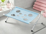 Dog Grooming Hammock, 2-in-1 Foldable Pet Grooming Bed, Mesh Bath Stand with Strap, Portable Wash V1366-AZ2-W-18331