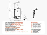 Bike Repair Stand, 38.56 kg Heavy-duty Bicycle Work Stand with 1035-1630 mm Adjustable Height & V952-ZXCWXZJLZLDSVUJRO001V0