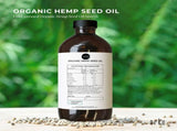 Orku 1L Organic Hemp Seed Oil - Cold Pressed Food Grade Oils V238-SUPDZ-33088457998416