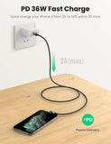 UGREEN 60765 90 Degree USB-C to iPhone 8-pin Cable 2M V28-ACBUGN60765