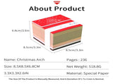 2026 Christmas Arch 3D Memo Pad - Creative Festive Gift & Desk Ornament V888-ELOSUNG38321
