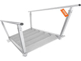 Dock Ladder, 1.09 m-1.29 m Adjustable Height, 227 kg Load Capacity, Aluminum Alloy 6 Steps Pontoon V952-MTFSTWJFHXJD5J314V0