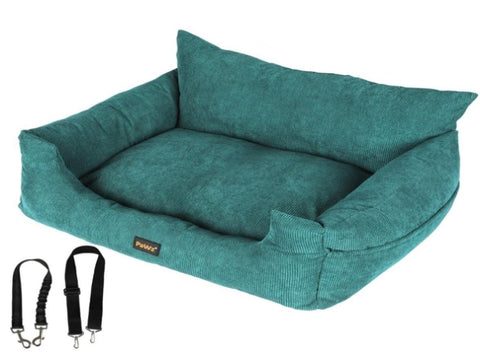 PaWz Pet Car Booster Seat Dog Protector L Green Large PT1169-L-GN_NZ