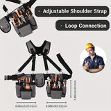 Tool Chest Suspenders Tool Storage Tool Organization Heavy Duty Suspenders - Gray - Size regular V1106-148-62548-GRY-REGULAR