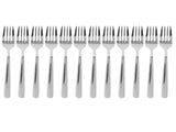 12PCS Silverware Set Stainless Steel Flatware Cutlery Kitchen Utensils for Hotel RestaurantFork V1294-YM0721-3118210027313