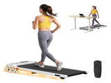 Everfit 3 in 1 Walking Pad Treadmill 12% Incline Under Desk Treadmills for Home Gym With 38cm Wide TMILL-380-2INC-WH