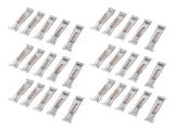 30pcs Quick Screw Gutter Hangers Professional Aluminum 5inch Hidden Rain Gutter Bracket Hooks for V1294-YM0901-3114240052711