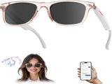 AI Smart Translation Sunglasses UV400, Bluetooth, 110 Languages, Voice Control Ideal for Travel V1107-SMART TRANSLATION SUNGLASSES