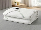 Giselle Electric Blanket Bamboo Fabric King Single Fitted Heated Pad Underlay Washable Winter EB-C-BAM-LCD-KS