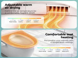 Cefito Smart Electric Bidet Toilet Seat LED Display Heated Dryer WaterMark BIDET-ELEC-371D-WH